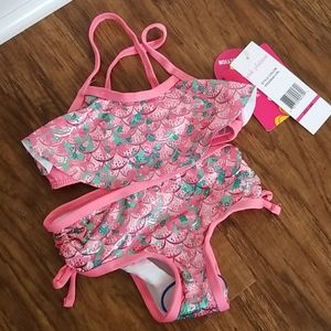 🆕️🧜‍♀️Pink Platinum Girl's Mermaid Print